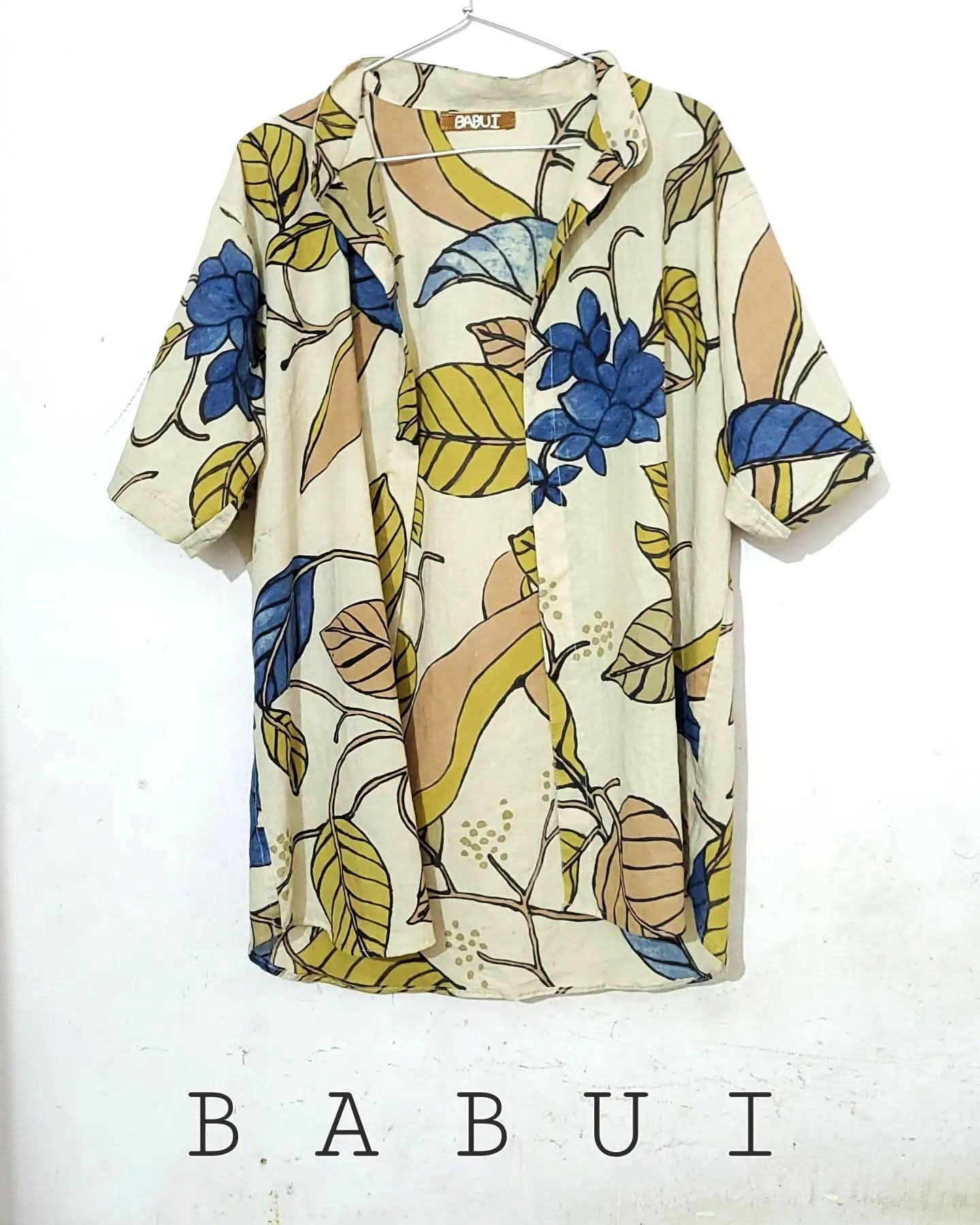 Hand painted cotton shirt